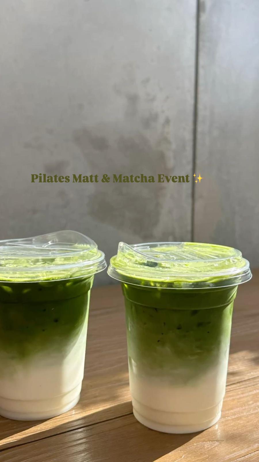 Pilates Matt & Matcha Event